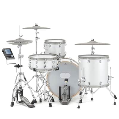 EFNOTE 7 Electronic Drum Set - White Sparkle DRUM ESSENTIALS BUNDLE image 5