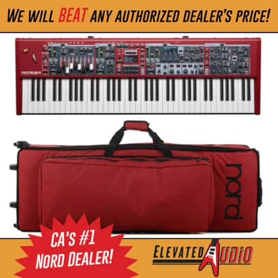Nord Stage 4 HA73 w/ Hammer Action & FREE NORD Rolling Carry Bag. BUY NOW ! image 2