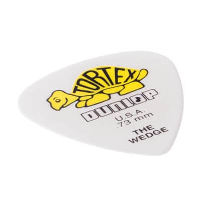 Dunlop 424P.73 Tortex® Wedge Guitar Picks -- 12 Picks image 3