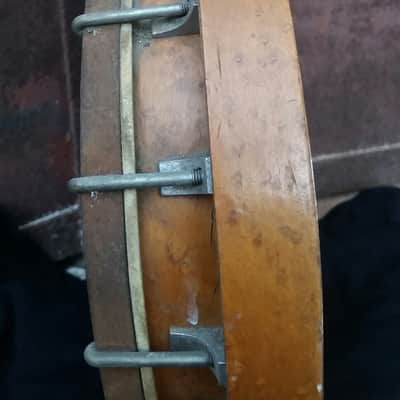 Vintage Banjo Banjolele Banjolin Tenor Banjo Ukelele N/a 1910-1940 Curly maple Natural image 6