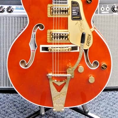 2025 Gretsch Nashville Hollowbody Electric Guitar w/ Case! Orange Stain! VERY NICE!!! image 3