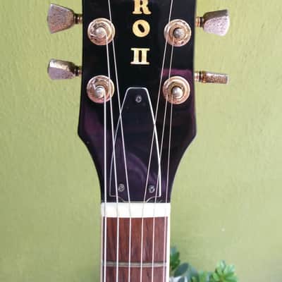 1977 Aria Pro II ES800WR (a.k.a. ES 335) guitar transition headstock logo image 3