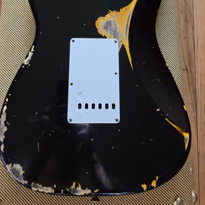 Fender Stratocaster Custom Shop '56 Limited Edition Heavy Relic 2024 - Black Over Sunburst image 2