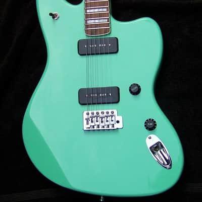 Custom Shop Surf Green+ 22 Fret Bound Ebony Pearl Inlay Neck+Treble Bleed Circuit+Matched Pair P-90's+Frets Leveled, Crowned and Polished for No Buzz and Low Action + Full Setup! image 1