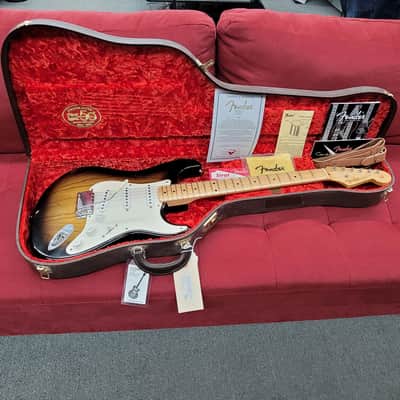 Fender Custom Shop Limited Edition 50th Anniversary '54 Stratocaster Masterbuilt By Yuriy Shishkov 2004 - Reliced 2-Tone Sunburst image 2