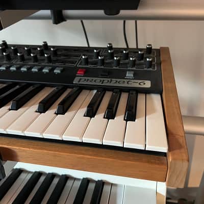 Sequential Prophet-6 49-Key 6-Voice Polyphonic Synthesizer 2018 - 2020 - Black with Wood Sides image 3