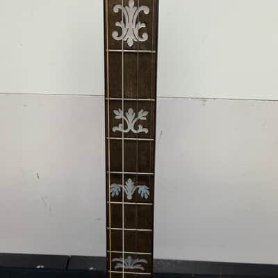 Vintage Gretsch Broadkaster Neck with Orchestrella Body 4-String Tenor Banjo with Resonator and Case image 6