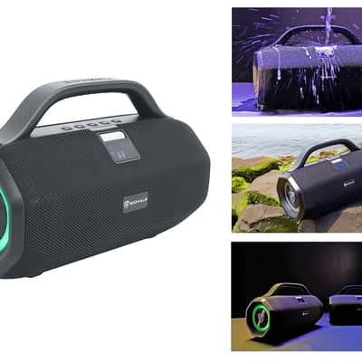 2) Rockville SONIC-50L Wireless Linking Portable Bluetooth Party Speakers+Mic In image 3