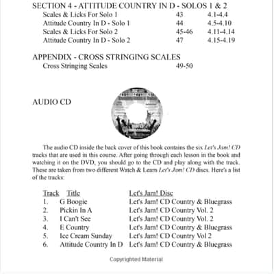 Watch & Learn Country licks and solos book image 3