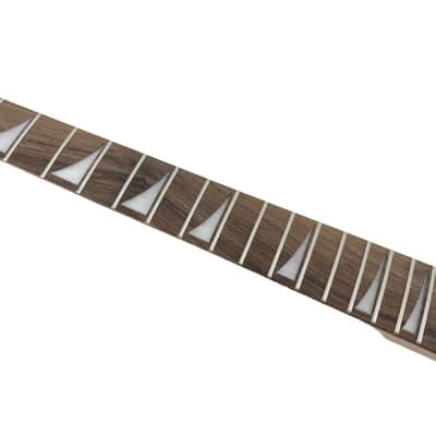 Electric Guitar Neck Replacement Maple Neck with Rosewood Fingerboard, Unfinished (24" Scale) image 6