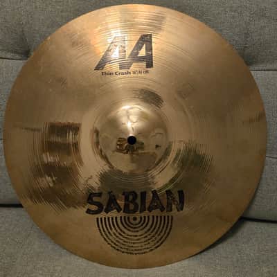* 2 PACK * Zildjian 16" A Custom, Sabian 16" AA Thin crashes image 4