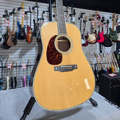 Martin D-42L Modern Deluxe Acoustic Guitar - Natural w/OHSC & PLEK*D #556 image 3