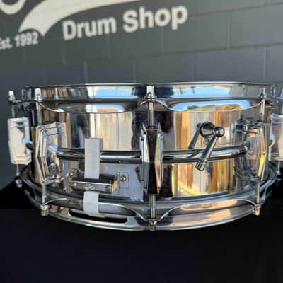 Vintage 60's Ludwig Supraphonic 5.5x14 Snare Drum (Rm 4) image 5
