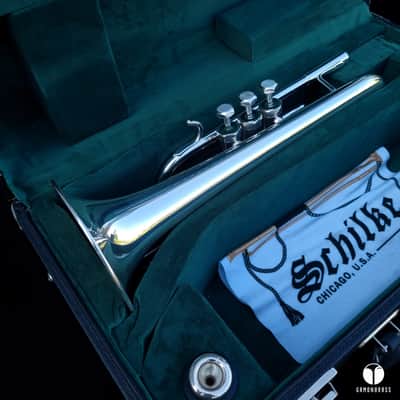 Custom Schilke Chicago XA1 English style cornet mouthpiece gamonbrass image 3
