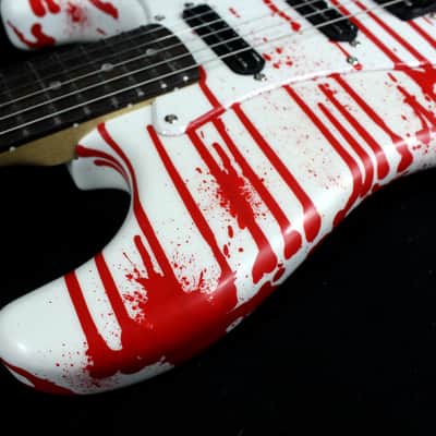 Custom Painted and Upgraded 2024 Fender Squier Strat With Matching Headstock image 16