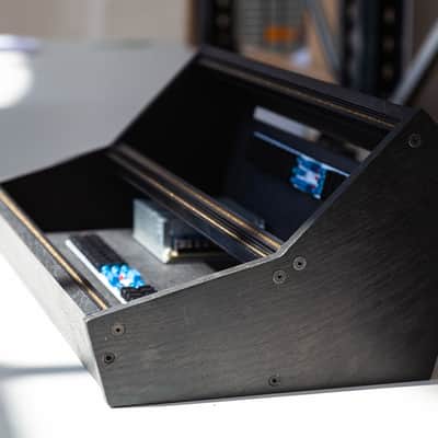 2 Many Synths - Black Oak powered Eurorack case 6U 104HP image 6