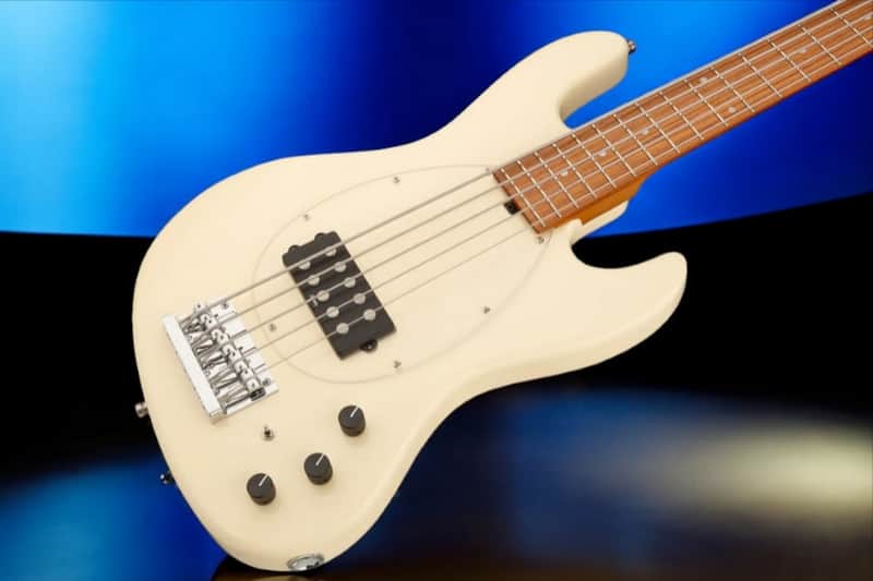 Sadowsky MetroExpress 21-Fret Vintage M Bass Morado Fingerboard 5-String - Solid Olympic White High Polish image 1