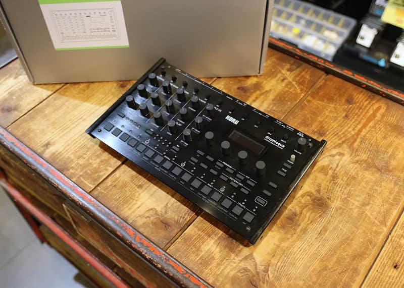 Korg Drumlogue Hybrid Drum Machine 2022 - Present - Black image 1