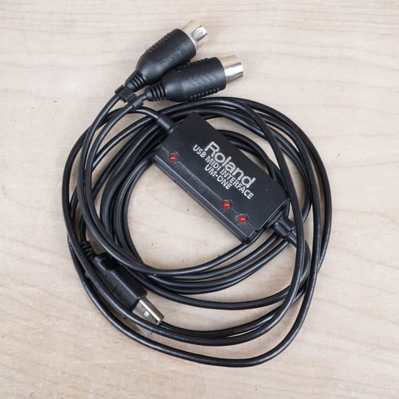 Roland UM-ONE mk2 USB MIDI Interface 2010s - Black image 1