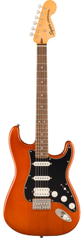 Fender Squier Classic Vibe '70s Stratocaster HT HSS, Black pickguard, Mocha image 1