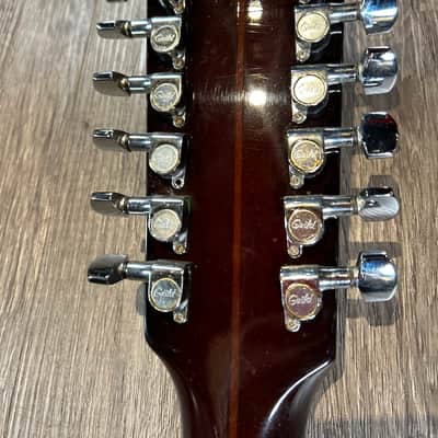 Guild F-212XL 12-string Acoustic Guitar Natural 1981																								 Natural image 18