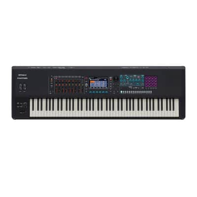 Roland FANTOM-08 Music Workstation 88-Key Semi-Weighted Synthesizer Keyboard Bundle with Keyboard Stand, Bench, and MIDI Cables (5 Items) image 2