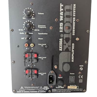 Axiom AX150 Powered Home Theatre Active Subwoofer Active Bass Speaker HiFi image 9