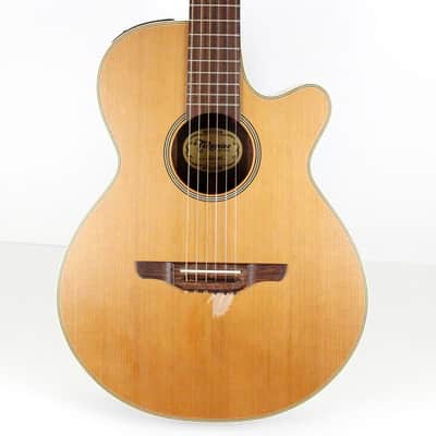 2005 Vintage Takamine EAN60C Cedar/Mahogany Rosewood Japan 2000s image 3