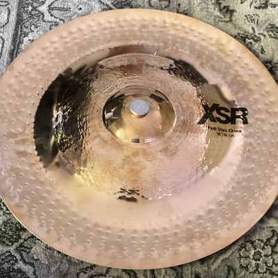 Sabian XSR Fast STAX 13″ X-Celerator Top 16″ Chinese Bottom Cymbal Stack - Brilliant Finish XSRFSXB image 1