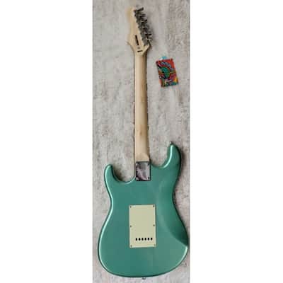 Tagima TG-500 MSG-DF/MG Electric Guitar – Metallic Surf Green - Demo image 3