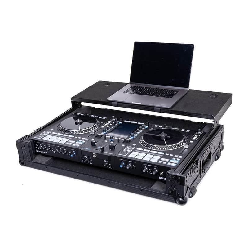 Headliner HL10027 - Pitch Black Flight Case for System One w/ Laptop Platform & Wheels image 1
