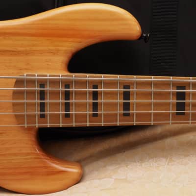 Alien Audio Constellation P5 USA built 2024 Figured Bookmatched Pine Body in Amber Finish image 5
