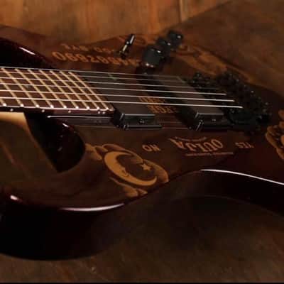 ESP LTD Kirk Hammett Ouija 2019 Red Sparkle image 4