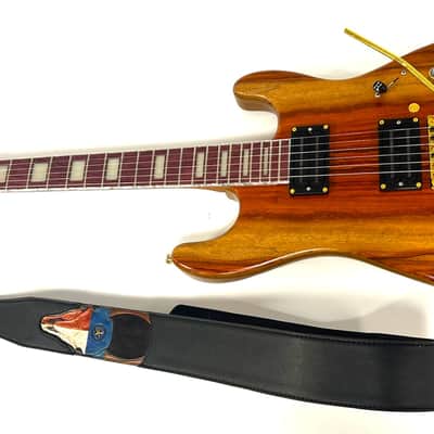Hot rod, custom stratocaster style guitar, figured padauk/roasted ash, SD SLUG pickups image 7