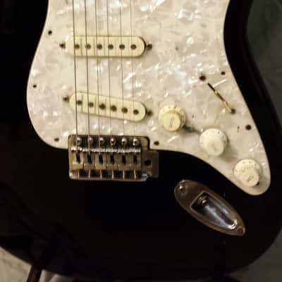 Black Epiphone S210 (Strat Copy, 1990s) image 7