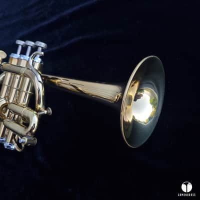 Getzen Capri Bb / A piccolo trumpet two leadpipe gamonbrass image 6