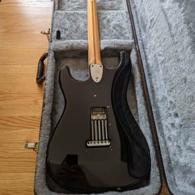 1982 Fender "Dan Smith" Stratocaster with Rosewood Fretboard Black image 4