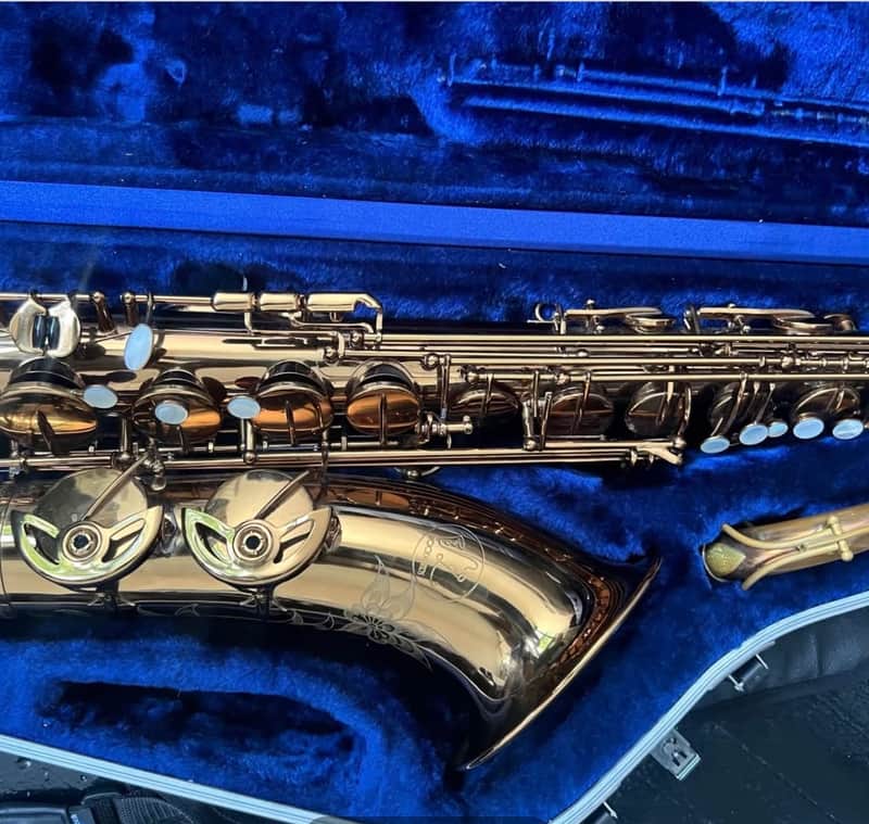 JL Woodwinds Tenor Saxophone + case + mouthpieces image 1