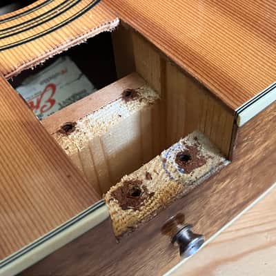 Eko Ranger VI 1970s 80s Acoustic Guitar Body Used Condition image 12