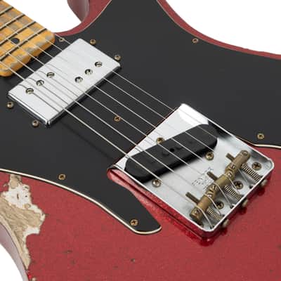 Used Fender Custom Shop 1970s Tele Custom Heavy Relic - Red Sparkle image 8