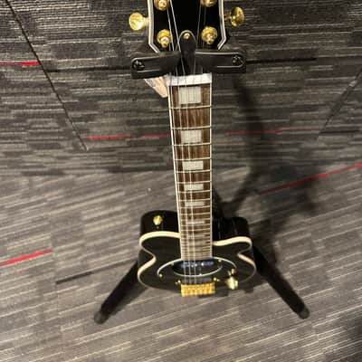 Pignose PGG-259 Mini Electric Travel Guitar - Black w/Gold Hardware image 7