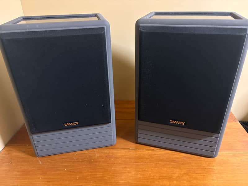 Tannoy System 8 NFM II Passive Coaxial Nearfield Studio Monitors (Pair) 1990s - Gray image 1