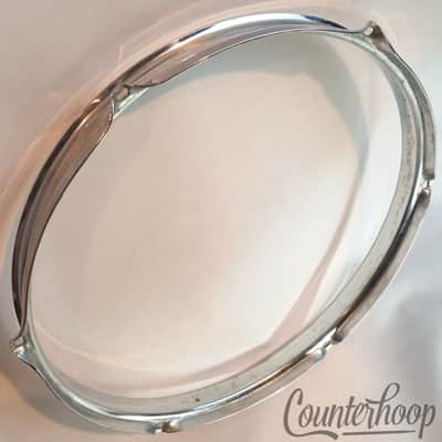 *Rogers Tall-Boy 12" Tom Drum Rim/Hoop 6-Hole 1 5/16" Cleveland Holiday 60s USA* image 2