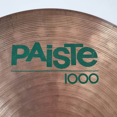 Paiste 1000 18" Power Crash Cymbal ≈1750g Green Label West Germany image 3