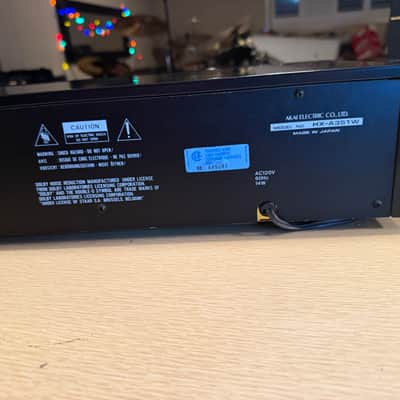 Retro Vintage AKAI HX-A351W Double Cassette Deck High Speed Dubbing Tested Works image 10