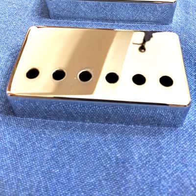 D'Angelico Humbucking Pickup Covers Chrome 2020 - Chrome image 5