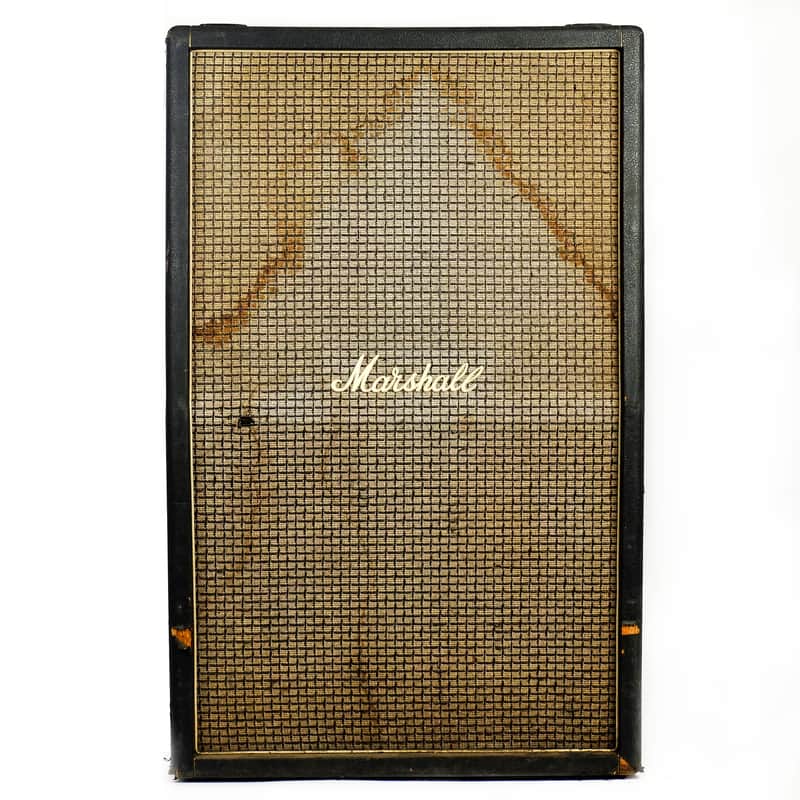 Marshall 8x10 Cabinet Model 1990 Basketweave Early-70s owned By J Mascis image 1
