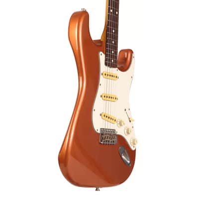 Fender 1991 ST-62 Stratocaster Reissue MIJ Burgundy Mist Metallic Matching Headstock image 6