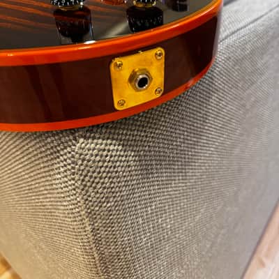 Gibson Custom Shop M2M Orange Widow Les Paul Custom Figured image 11