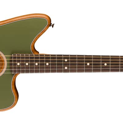 FENDER - Acoustasonic Player Jazzmaster  Rosewood Fingerboard  Antique Olive - 0972233176 image 3